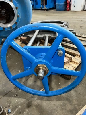24" Stainless Steel Hand Wheel Operated Knife Gate Valve