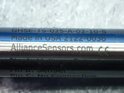 New | in-Stock ALLIANCE SENSORS GROUP GHSE19025A0210S Transducers Ohio US | HGR 24 #901092
