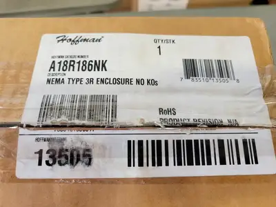 NEW HOFFMAN A18R186NK