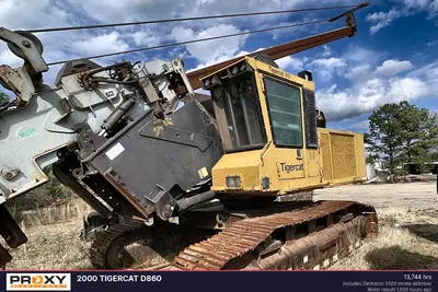 Used 2000 TIGERCAT D860 Feller Bunchers Virginia US | Proxy Equipment #1385195