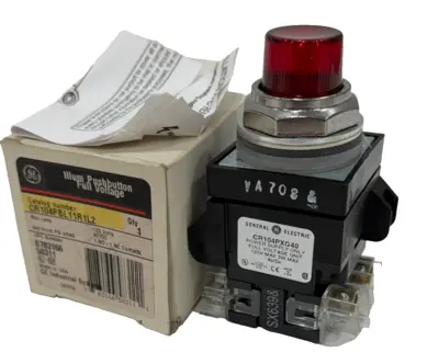 NEW GENERAL ELECTRIC CR104PBL11R1L2 PUSHBUTTON 120V CR104PXG40