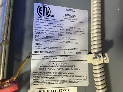 Used STERLING TF125 Miscellaneous MRO Ohio US | HGR 24 #1309234