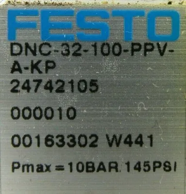 NEW FESTO DNC-32-100-PPV-A-KP CYLINDER 24742105 DNC32100PPVAKP