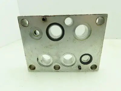 Daman AD08TPXY4S Aluminum Tapping Plate X&Y Ports SAE-4 D08  Lot of 2