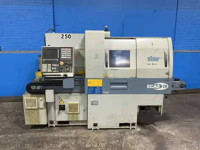 Used 2005 STAR ECAS20 Swiss Type Automatic Screw Machines Ohio US | HGR 24 #1229719