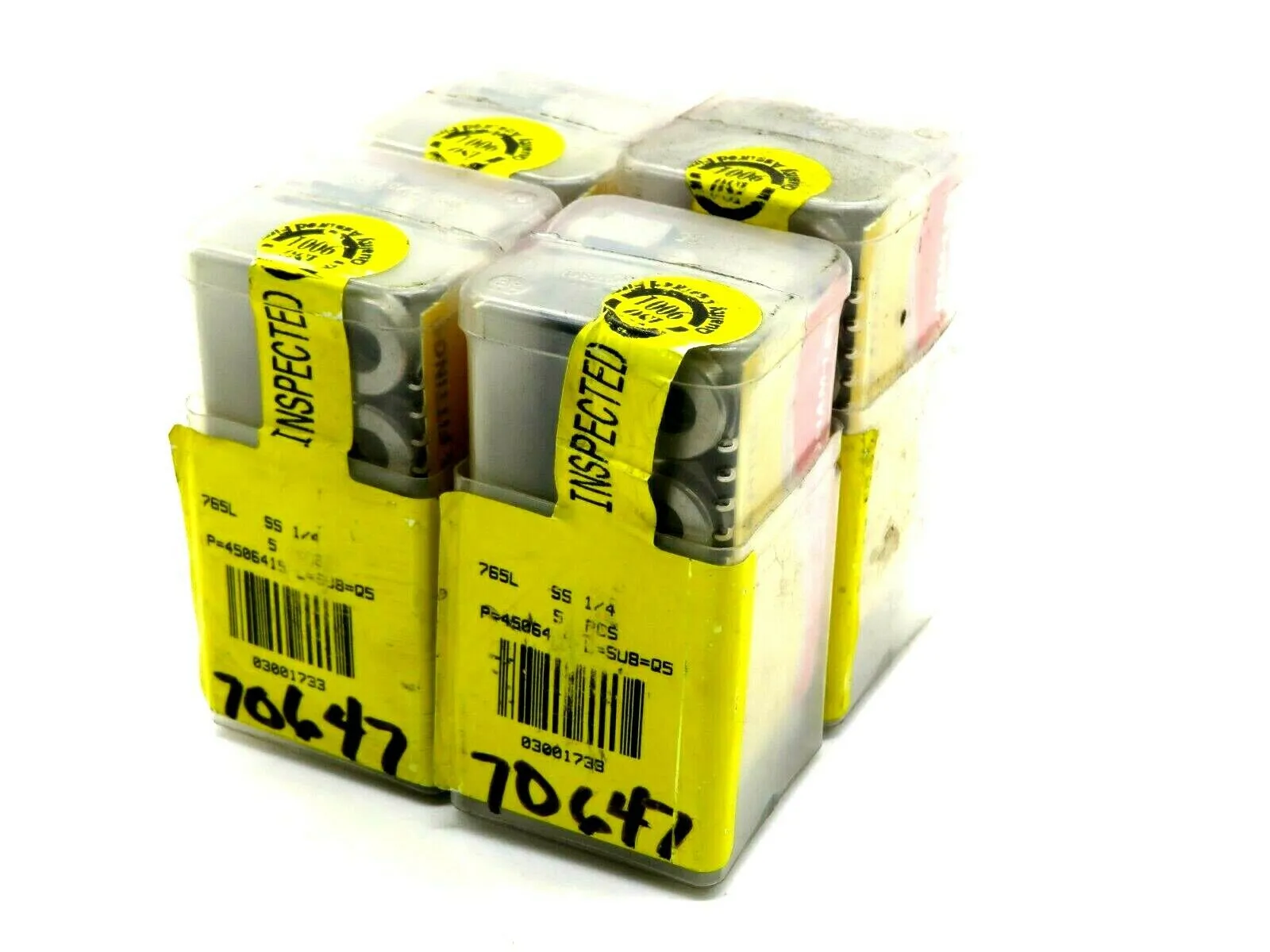NEW LOT OF 20 HAM-LET 765L SS 1/4 UNION ELBOW