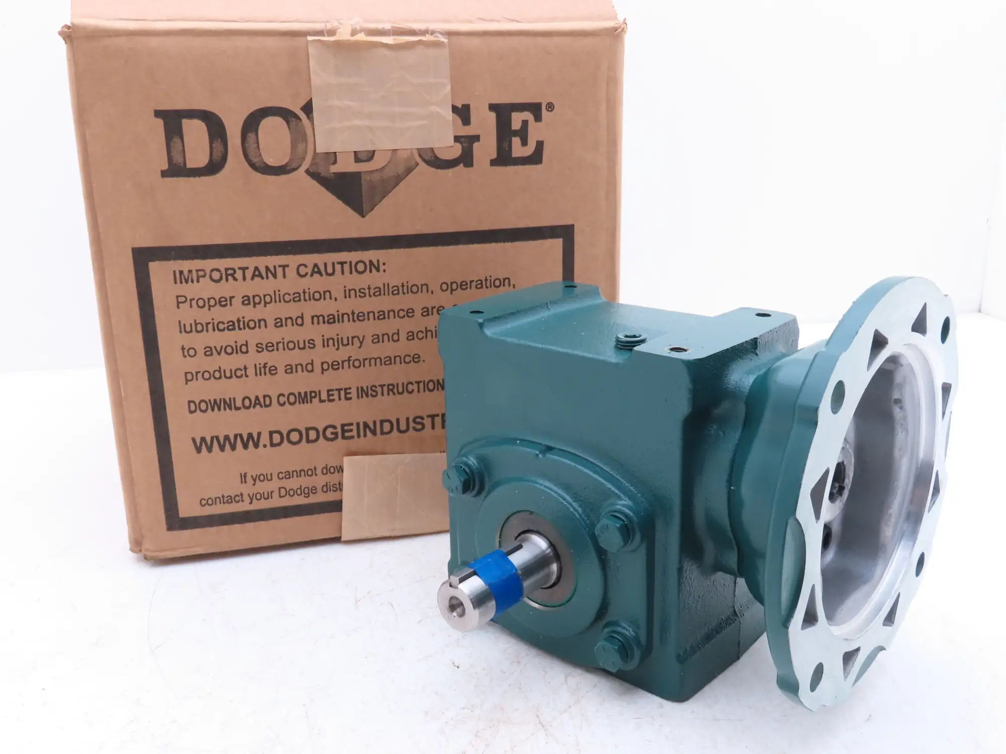 Dodge Tigear 17Q50L56 Worm Gearbox 50:1 Reducer 35rpm 0.72Hp 56C LH Output