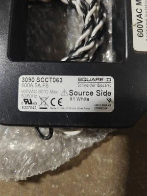SQUARE D 3090SCCT063 Split Core Current Transformer,200Amp New
