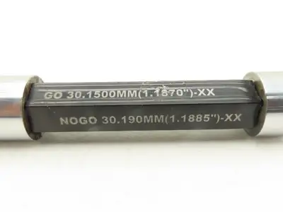 R&K Tool Pin Plug Guage Go Nogo 32mm 30.1500mm & 25.4mm Lot Of 3