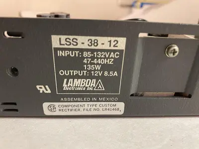 New | in-Stock LAMBDA LSS-38-12 Miscellaneous Equipment (Electrical & Power) | Surplus Asset Holdings #1203668