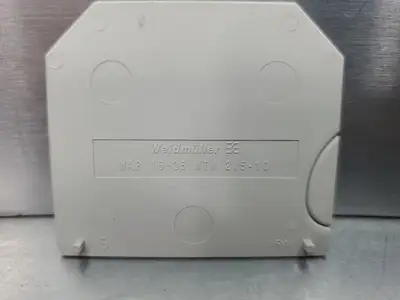WEIDMULLER WAP 16+35 WTW 2.5-10 End Plate, Lot of 3. 4A-41