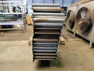 120 x 18 x 2.5 in. Roller Conveyor