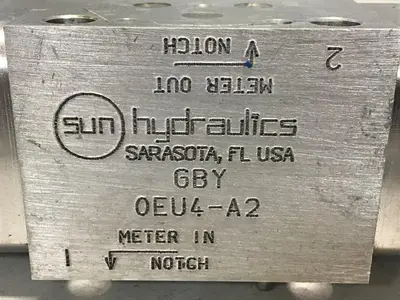USED SUN HYDRAULICS GBY-0EU4-A2