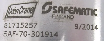 NEW JOHN CRANE SAF-70-301914 SEAL ASSEMBLY SAF-70QREG-301914 81715257 21001543