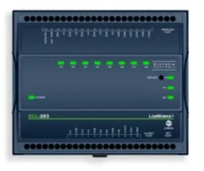 Distech CDIL-203X-00 ECL-203 LonMark Programmable Controller, 6UI 5DO Triac 3UO [Refurbished]