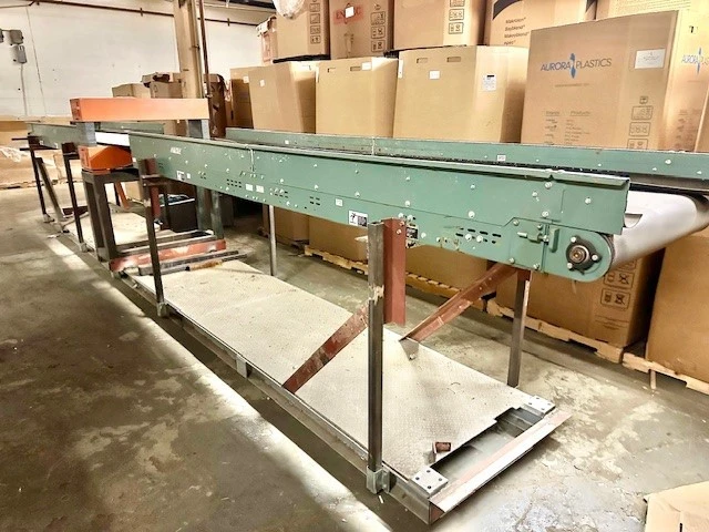 Flatbelt Conveyor With Eriez Metal Detector