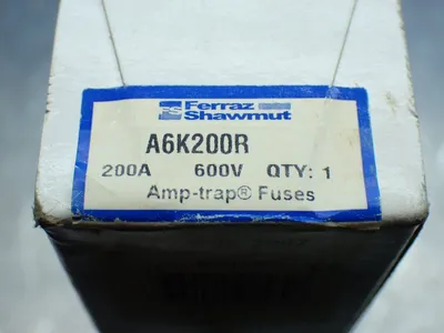 New | in-Stock FERRAZ SHAWMUT A6K200R Fuses | HGR 24 #741604