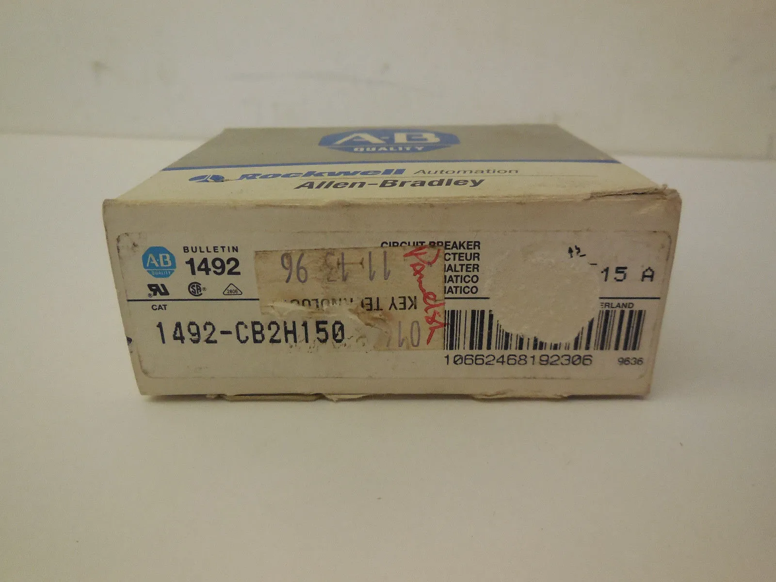 NEW ALLEN BRADLEY 1492-CB2H150 CIRCUIT BREAKER 1492CB2H150