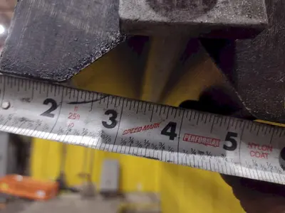 121" x 5.25" x 5.25" 4 WAY FEMALE BOTTOM PRESS BRAKE DIE WITH DIE HOLDER: YOBRO #24999
