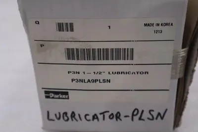PARKER PNEUMATIC AIR LINE HI-FLOW MIST LUBRICATOR P3N LA 9PLSN STK GF322