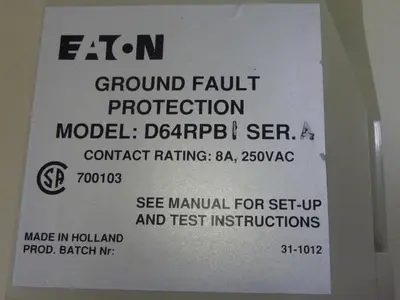 USED EATON CORPORATION D64RPB1