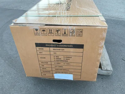 New SDLANCH MGC40 3-Wheel Mini Electric Golf Cart / Scooter, 60 Volt, 600 Watt Motor, Three Speed, 2...