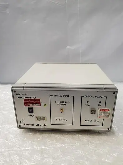 LAWRENCE LABS HIGH SPEED LASER TRANSMITTER 02605