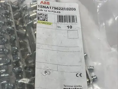 1SNA179622R0200 | ABB  Jumper Bars BJM 12 10 Poles PKG OF 10 - New