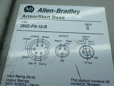 USED ALLENBRADLEY 280DFN10R