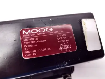 Used MOOG 072-F162 Solenoid Valves Michigan US | Maverick Industrial Sales #1390999