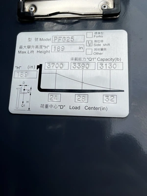 NEW 2025 TAILIFT PFG25