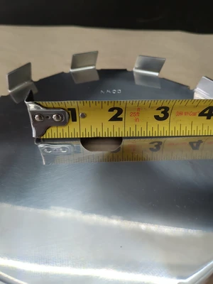 Stainless Steel Saw Tooth Type Mixing Dispersion Blade 6-3/4" Diameter