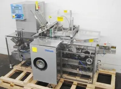 Uhlmann model C100 Cartoner with blister feed