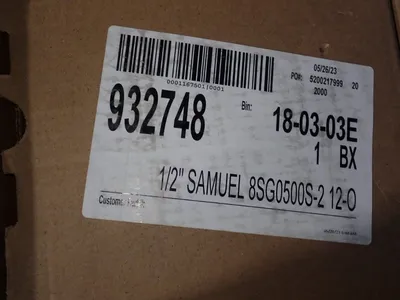 Used SAMUEL S0120201000GZ03620 Miscellaneous MRO Ohio US | HGR 24 #916427