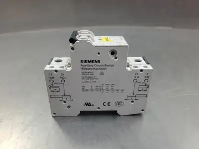 USED Siemens 5SY41MCBA6 Circuit Breaker w/5ST3010AS Auxiliary Circuit Switch