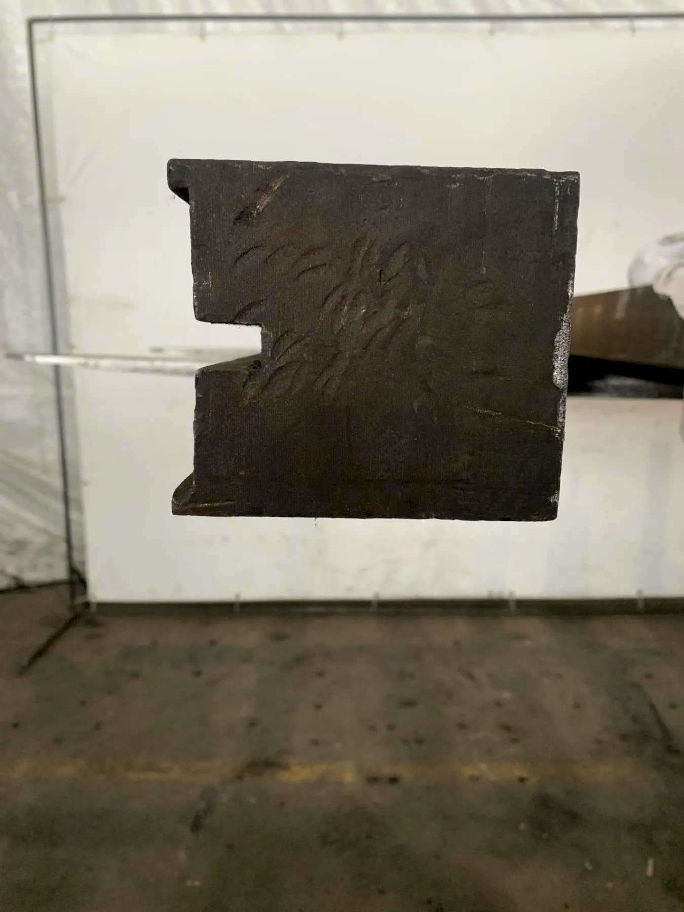 8'(96") PRESS BRAKE BOTTOM 4-WAY DIE HOLDER. STOCK # 0876924
