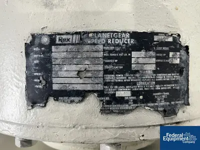 USED Readco 7 7/8" Teledyne Readco Twin Screw Continuous Processor, S/S