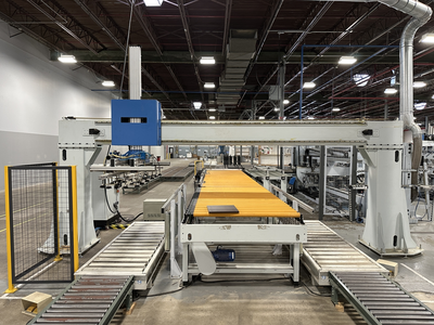 Weeke Models Optimat BST503 and BST507 CNC Through Feed Boring Line