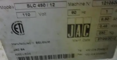 USED JAC SLC450/12
