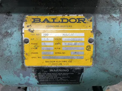 Used BALDOR M00 M88/197 Pedestal Type Grinders (Double End) Ohio US | HGR 24 #1580169