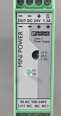 Phoenix Contact MINI-PS-12-24DC/24DC/1.3 Power Supply Connector. 3C-22