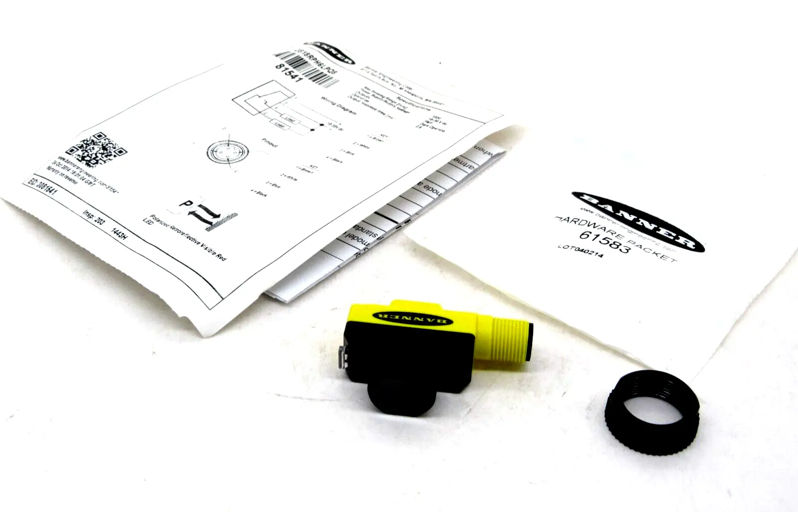 NEW BANNER ENGINEERING QS18RPH6LPQ8 PHOTOCELL RETROREFLECTIVE