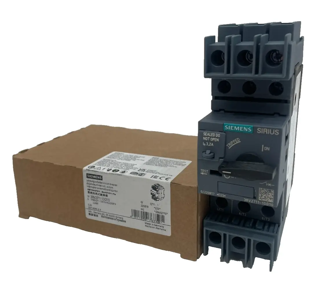 NEW SIEMENS 3RV2711-1DD10 CIRCUIT BREAKER 3RV27111DD10