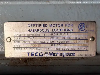 USED TECO-WESTINGHOUSE PDH01565