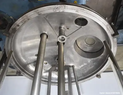 Used Myers Tri-Shaft Disperser-Mixer-Emulsifier – 36” Diameter, Hydraulic Lift, Refurbished