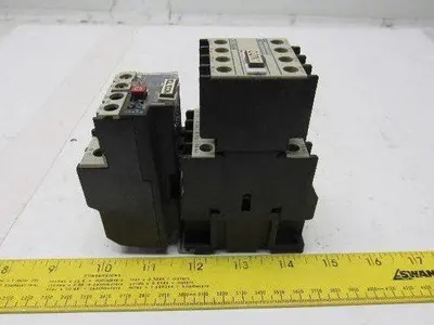 Telemecanique LC1 D09 10 600V 20A 7.5Hp 3Ph MAX Contactor Overload 120V Coil