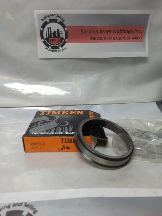 New | in-Stock TIMKEN 28921-B Bearings | Surplus Asset Holdings #1197774