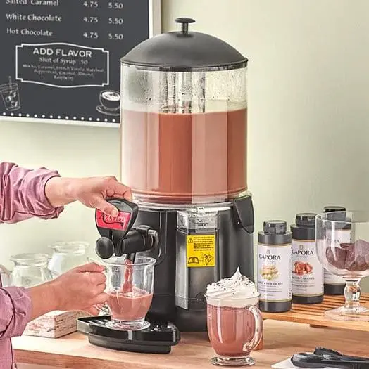 Hot Beverage -hot topping dispenser 2.6 gallons
