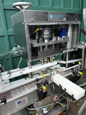 Used 2018 PNEUMATIC SCALE ANGELUS CB50F Inline Can Filler Seamer Oregon US | Ager Tank & Equipment Co. #1278452