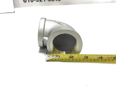 1-1/2″ STAINLESS STEEL 90` PIPE FITTING ELBOW, 150-1-1/2 MB-316